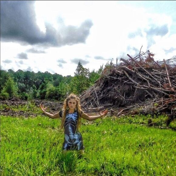 Skeleton Mini Dress, S NWOT - Picture 7 of 7